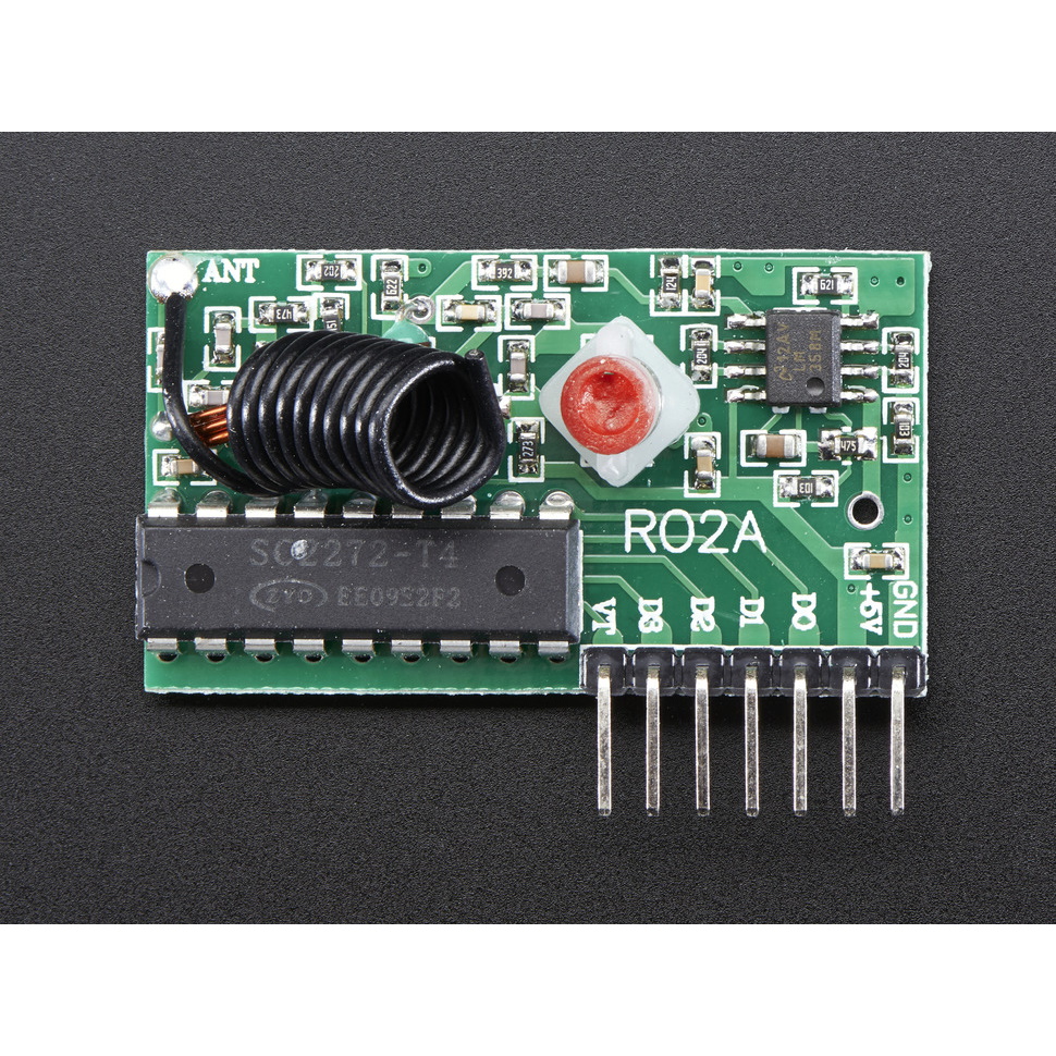 Simple RF T4 Receiver - 315MHz Toggle Type
