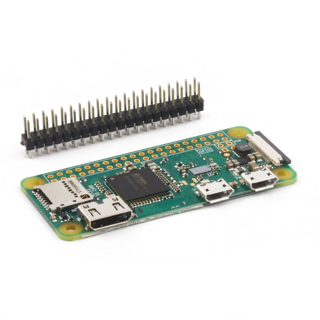 Raspberry Pi Zero W and GPIO Header Bundle