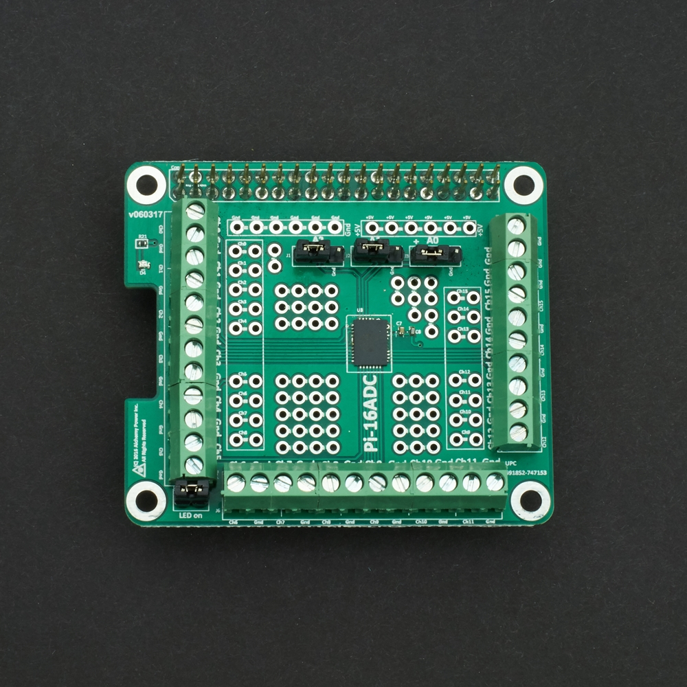 Pi-16ADC Analog-Digital Converter HAT