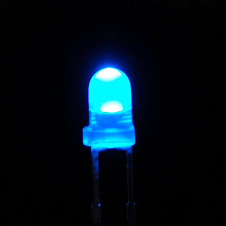 Diffused Blue 3mm LED (25 pack)