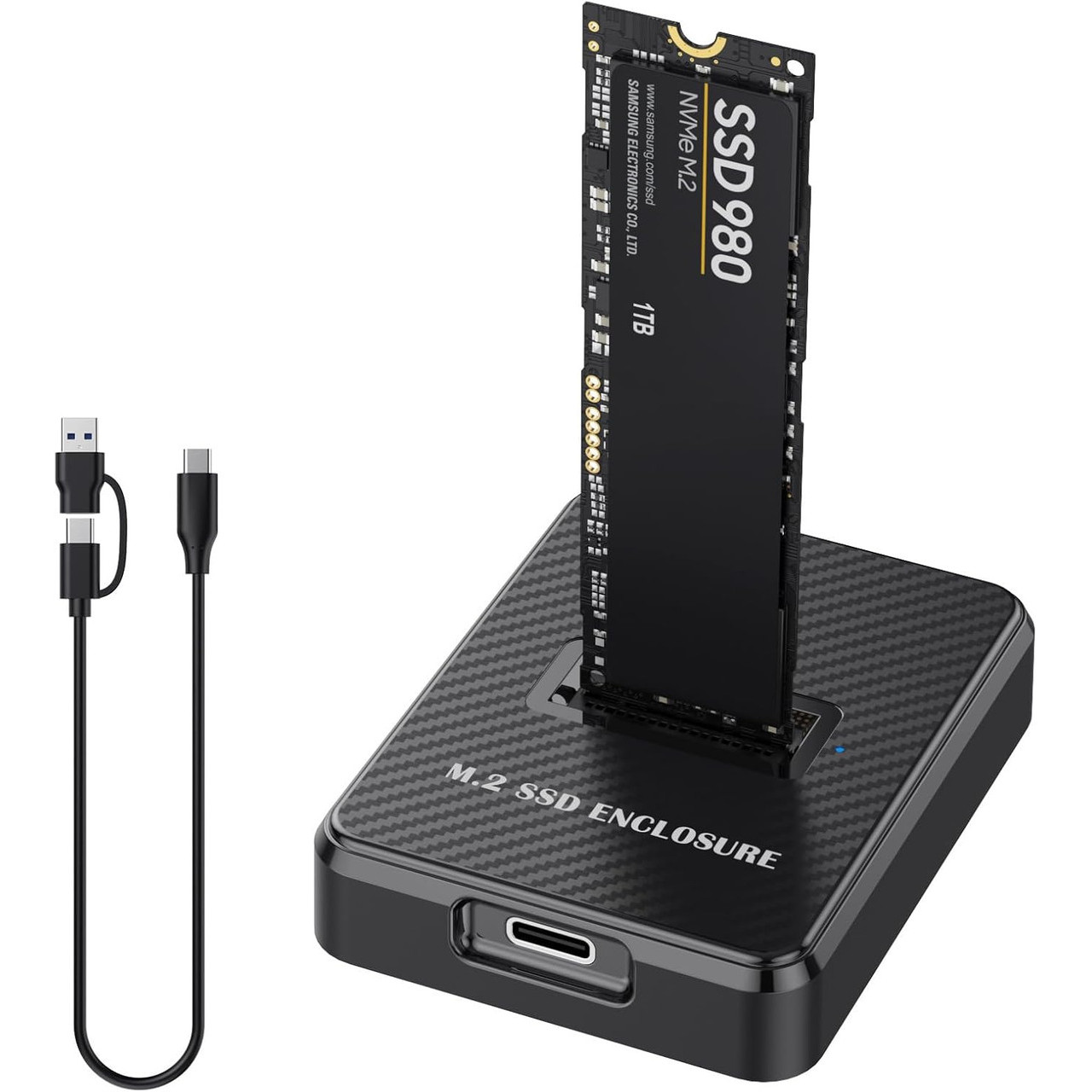 M.2 NVMe & SATA to USB C Docking Station