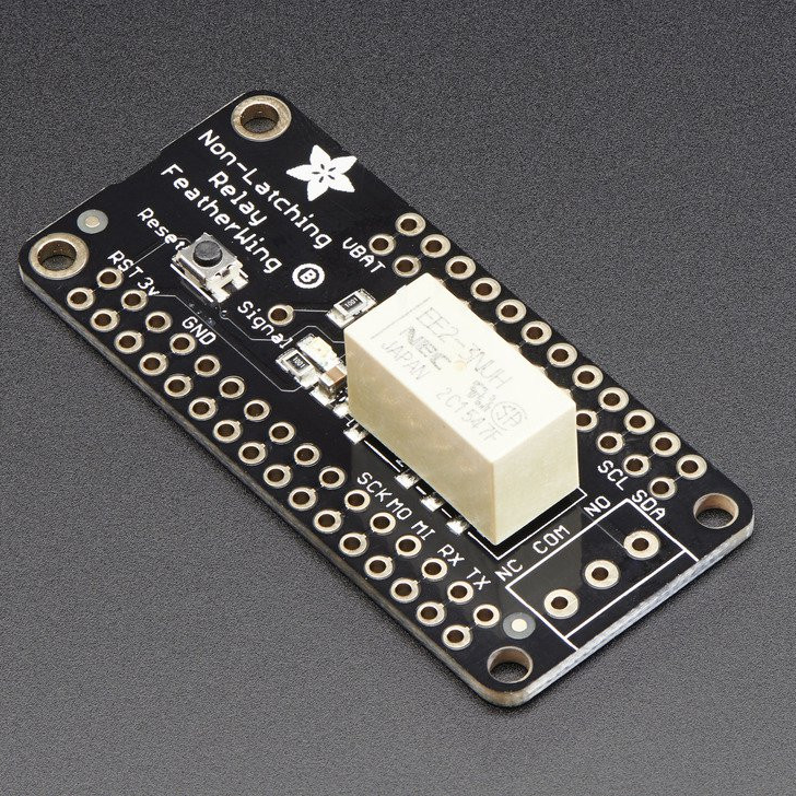 Adafruit Non-Latching Mini Relay FeatherWing