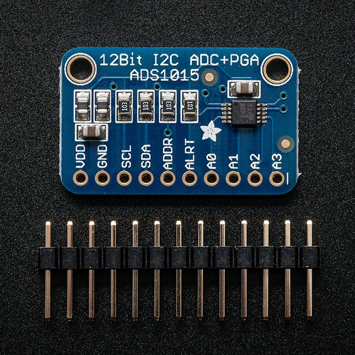 ADS1015 12-Bit ADC - 4 Channel with Programmable Gain Amplifier