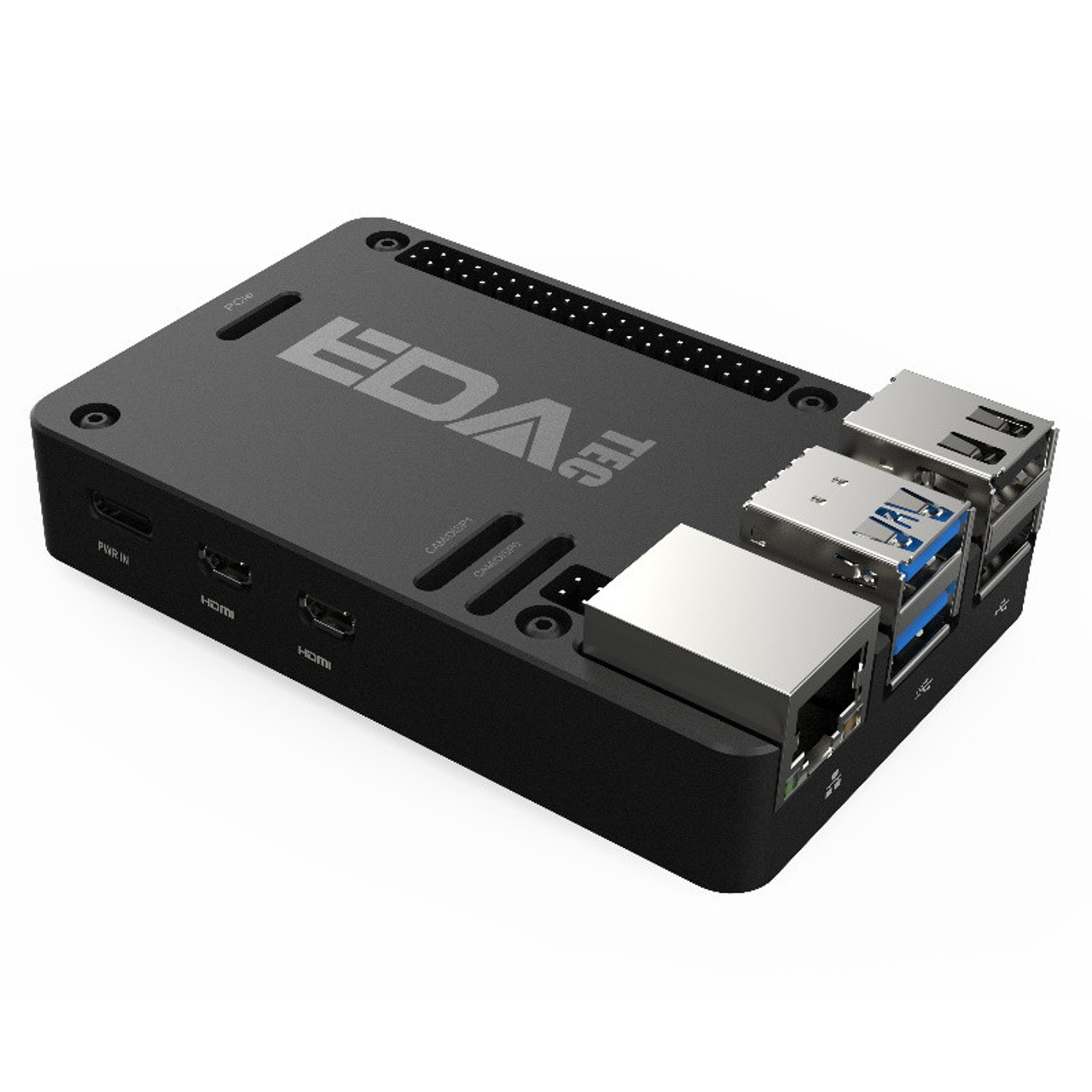 Pi5 Passive Cooling CNC Box, Black
