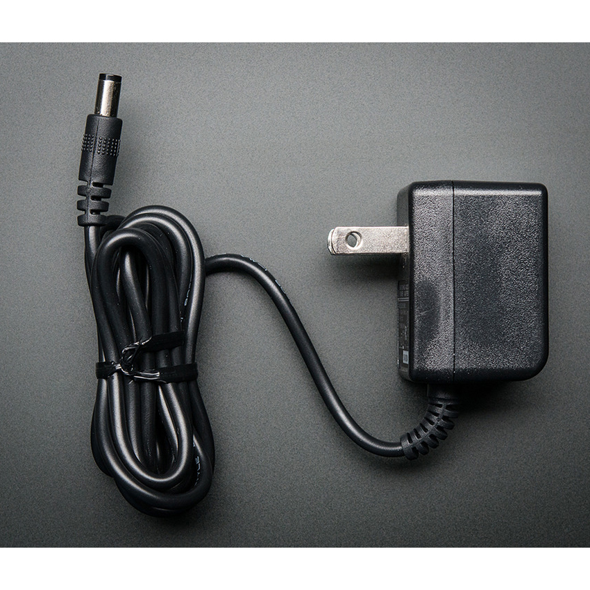 9 VDC 1000mA regulated switching power adapter - UL listed