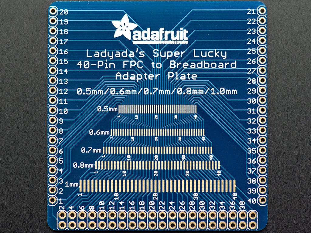 Adafruit Multi-pitch FPC Adapter - 40 Pin 0.5/0.6/0.7/0.8/1.0mm