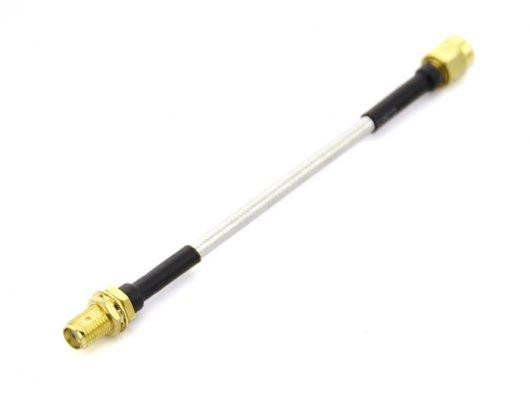 SMA M/F 6GHz Semi-Flexible cable RG402 - 10cm