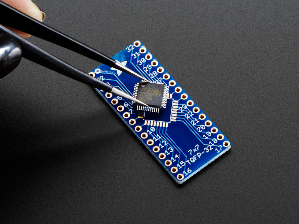 SMT Breakout PCB for 32-QFN or 32-TQFP - 3 Pack!