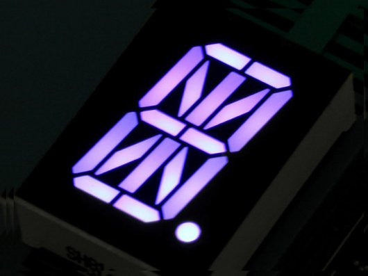 0.8 Inch 16 Segment LED Blue - Common Cathode