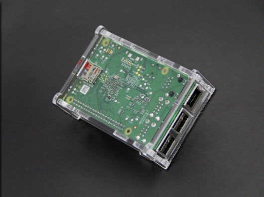 Raspberry Pi B+ acrylic Acrylic Enclosure w/ CPU Fan