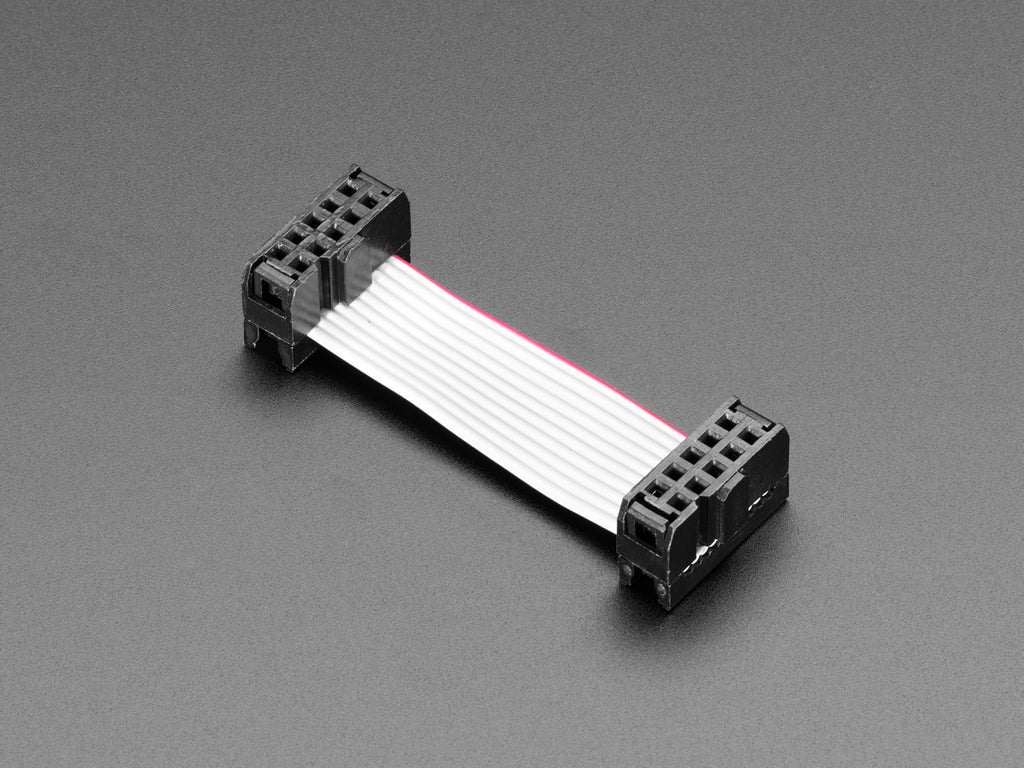 10-pin Socket/Socket IDC cable - Short 1.5\"