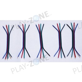 20 Stk. Lötkabel, fertig abisoliert und verzinnt. 10cm - 22AWG