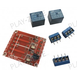 2-Kanal Relais Modul Karte 5V / 30VDC KIT MK2