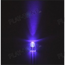 10 Stk. UV-LED im Transparenten Gehäuse / 3mm