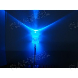 30 Stk. Superhelle LED Blau im Transparenten Gehäuse / 3mm