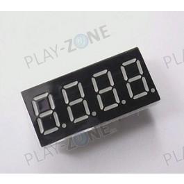 4-Zeichen 7-Segment Display 12Pin, 14mm