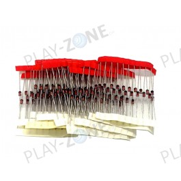1/2W Zener-Dioden Set / 140 Stk. - 14 Werte (2.4V - 8.2V)