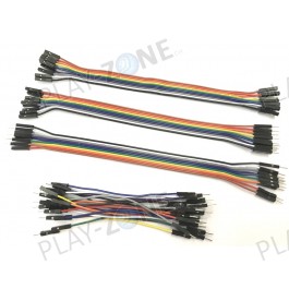 50 Stk. Jumperkabel / Verbindungskabel(10/20cm) - 24AWG