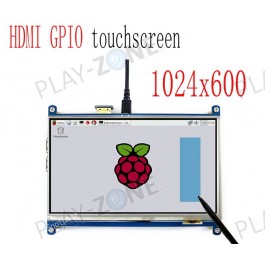 7" TFT-Screen mit HDMI-Encoder und Resistive Touch (RPi) / GPIO