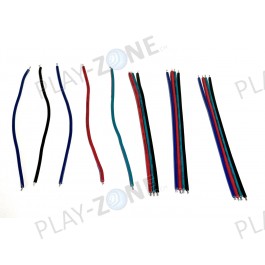 16 Stk. Lötkabel, fertig abisoliert und verzinnt. 10cm - 22AWG