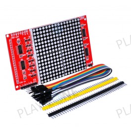 16 x 16 Matrix LED Modul (Rot) mit 4 74HC138 Decoder