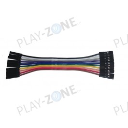 10 Stk. Jumperkabel F/F - 10CM - 24AWG