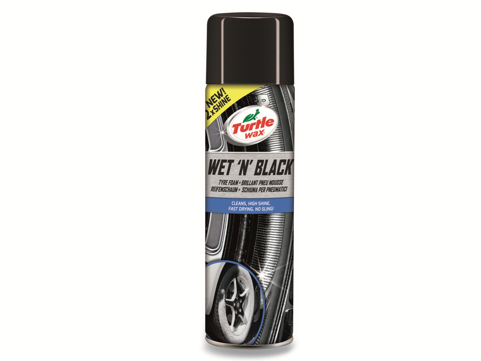 TURTLE WAX Reifenschaum Wet 'N' Black, 500 ml