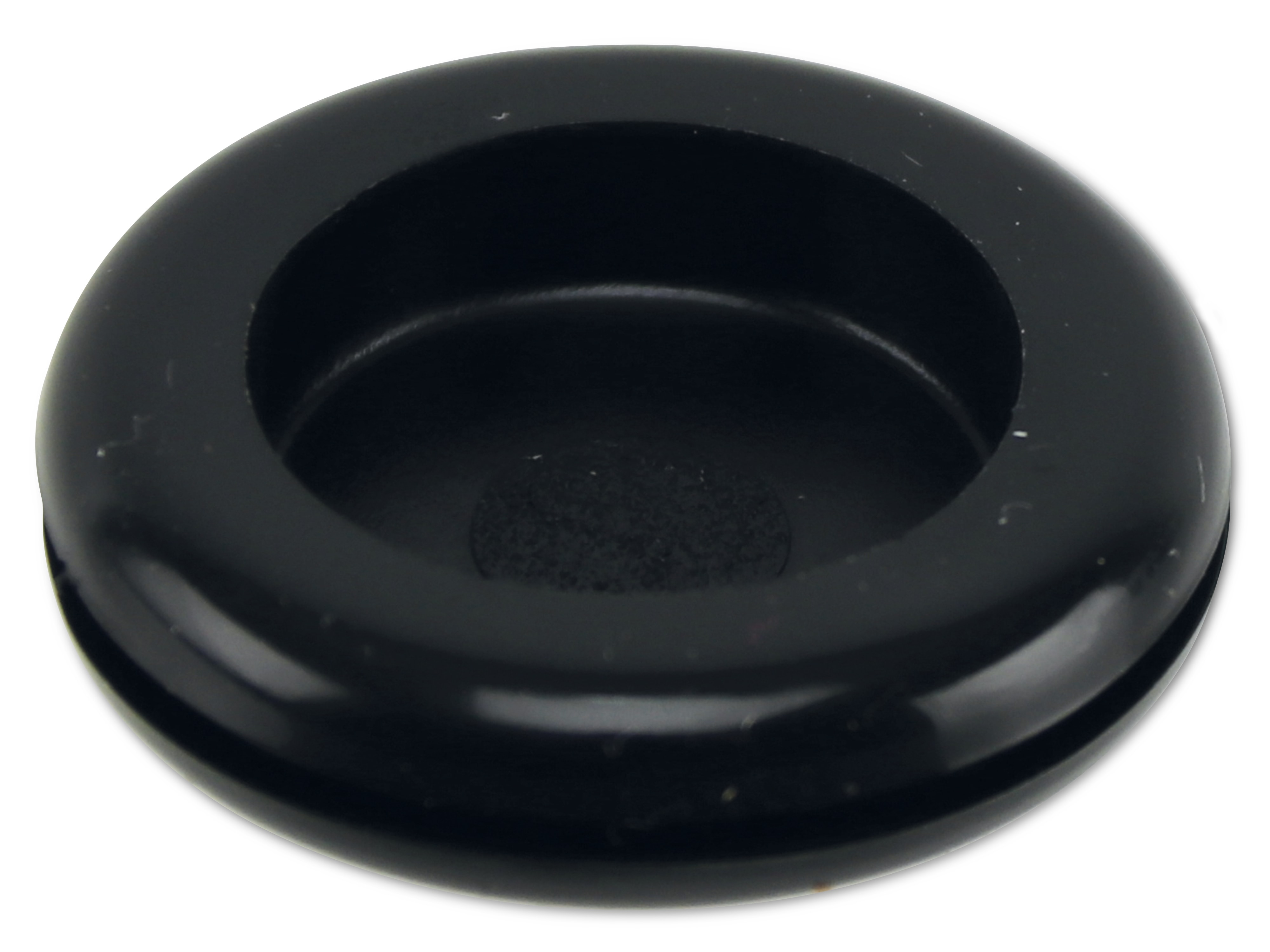 KSS Kabeldurchführungstülle PVC, schwarz, Plattenstärke 1,5, Loch-Ø 18,9, geschlossen, 1 Stück