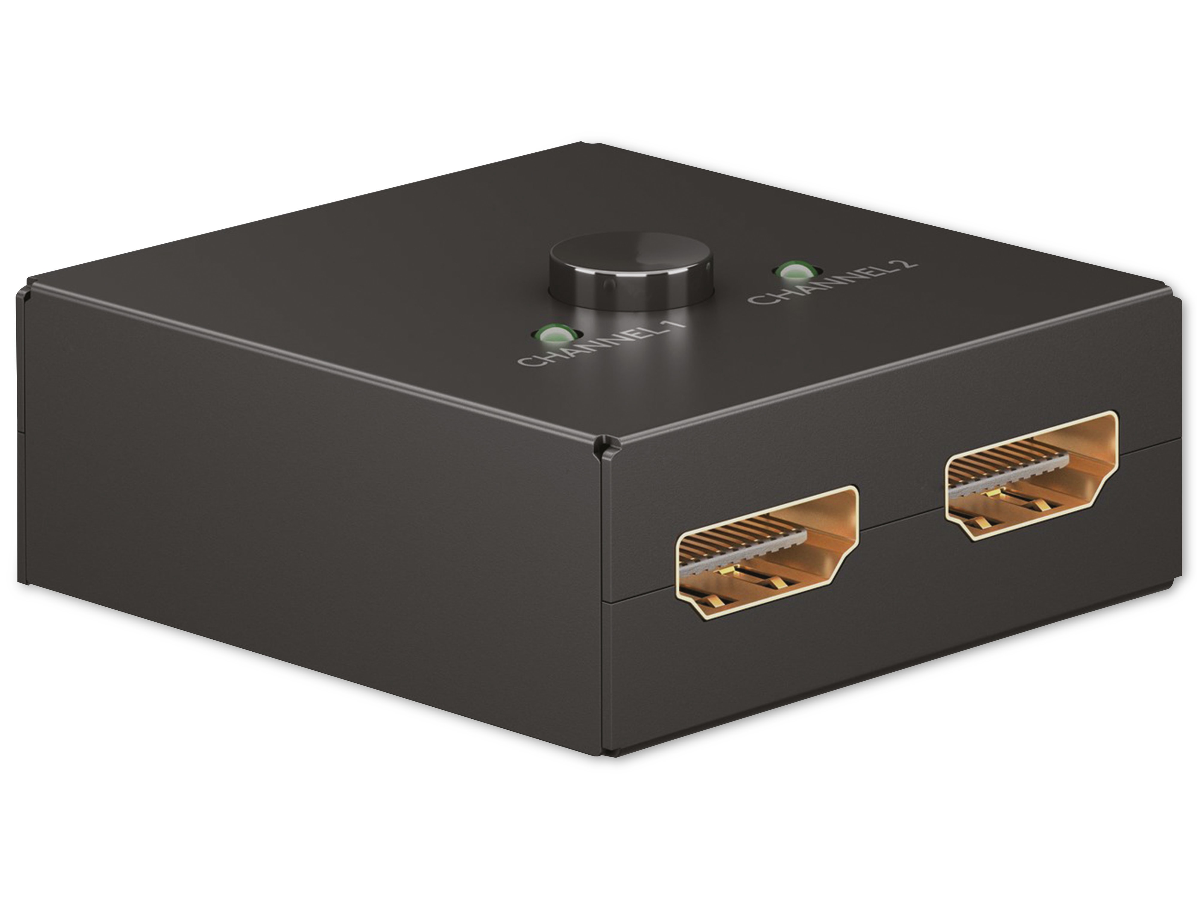 GOOBAY Manuelle HDMI-Umschaltbox 2 auf 1, 4K, 30 Hz