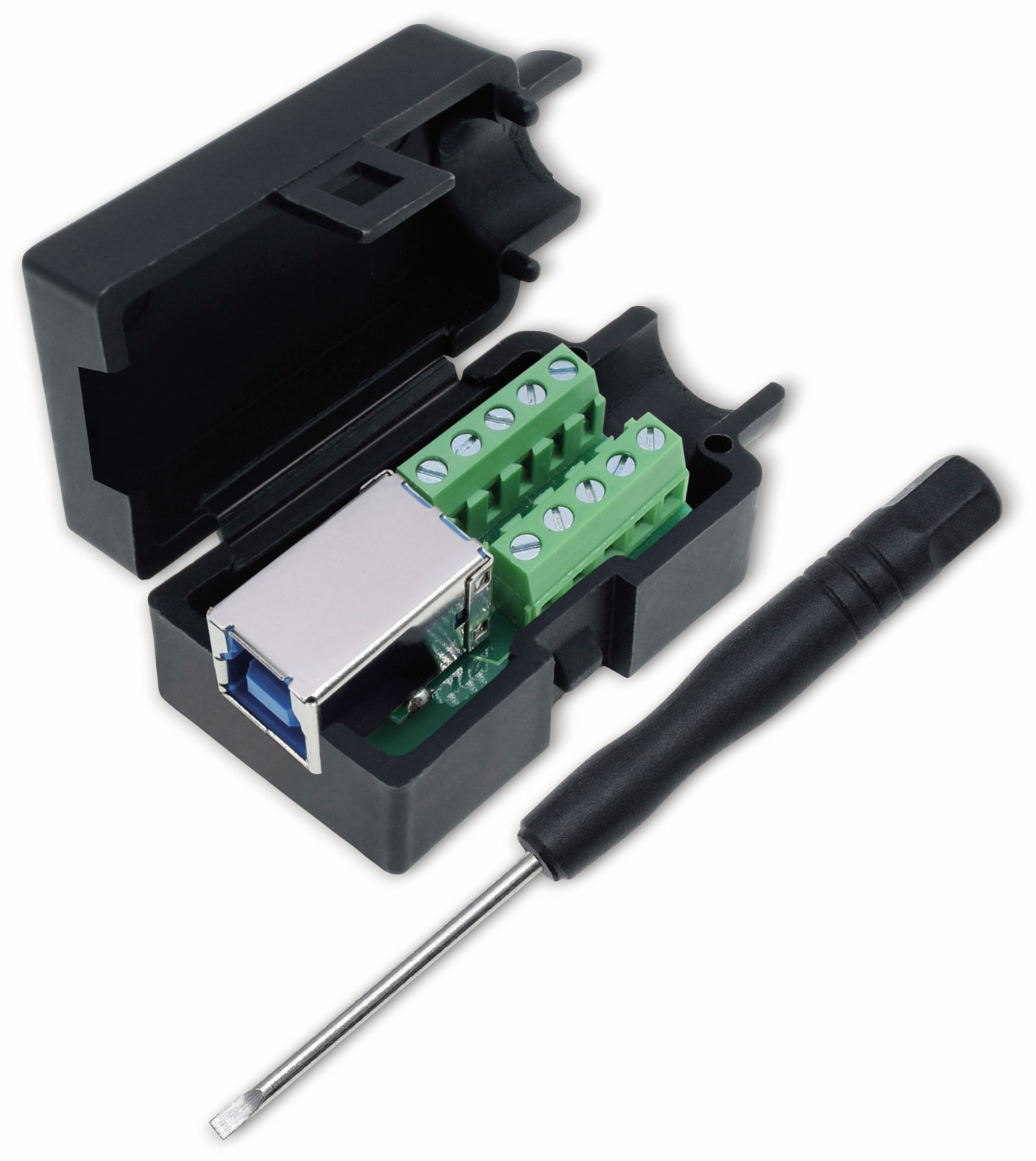 QUADRIOS USB-Modular-Set 2001C205, USB 3.0, Standard-B, Polzahl 10