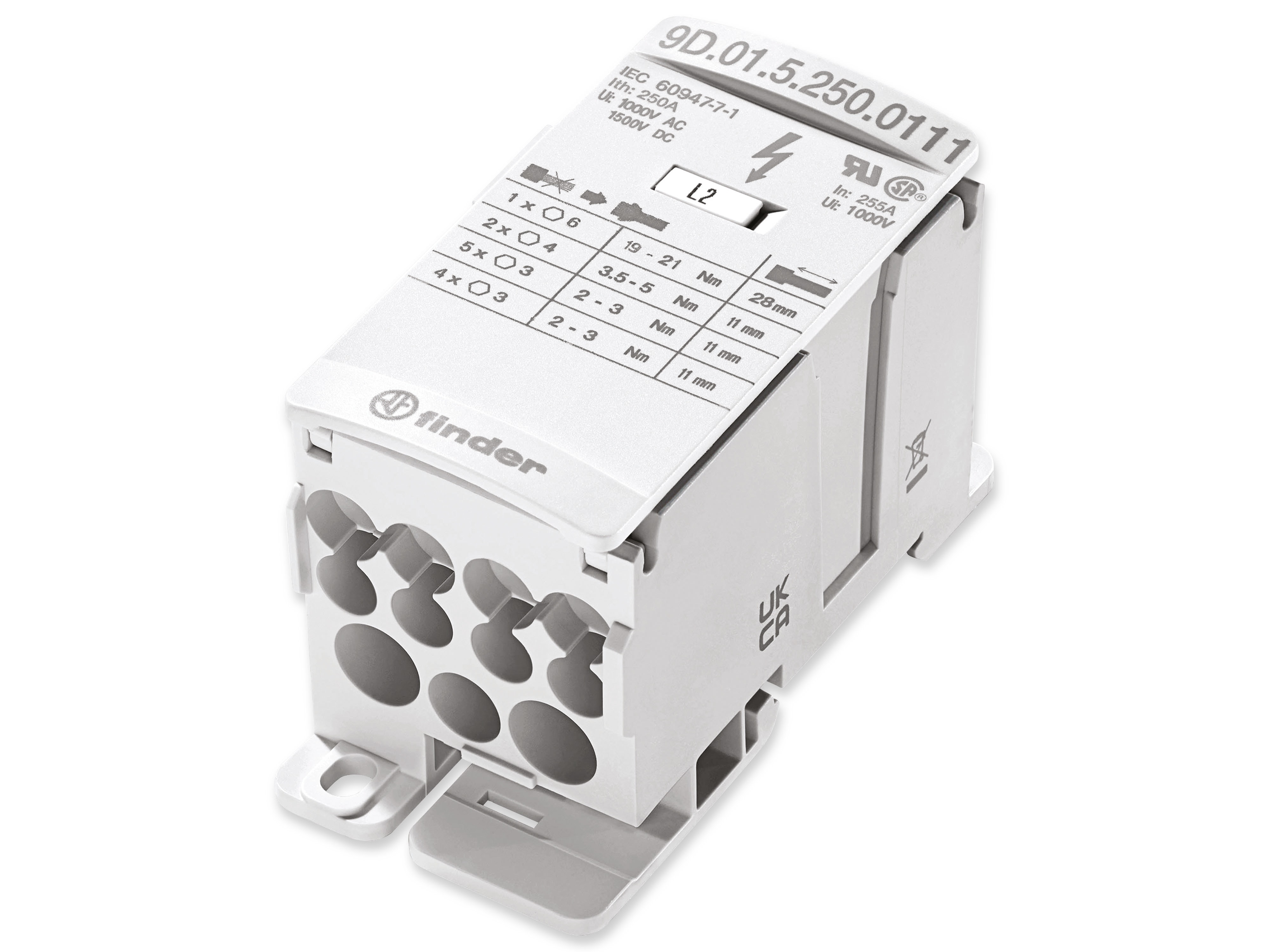 FINDER Terminal Block 9D.01.5.250.0111, 250 A