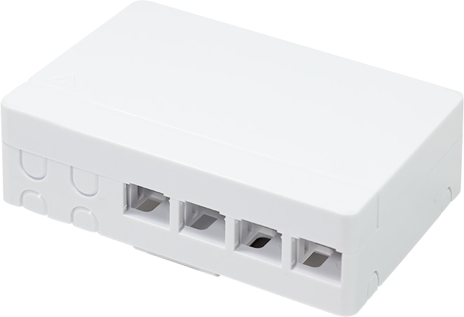 LOGILINK FTTH-Anschlussdose FB1002, Aufputz, inklusive Hutschienenhalterung