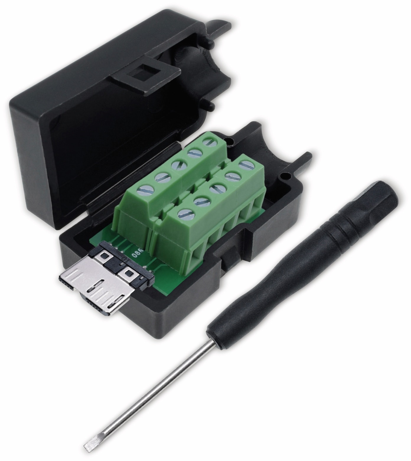 QUADRIOS, 2001C212, USB-Modular-Set, USB 3.0 - Micro B, Polzahl 10