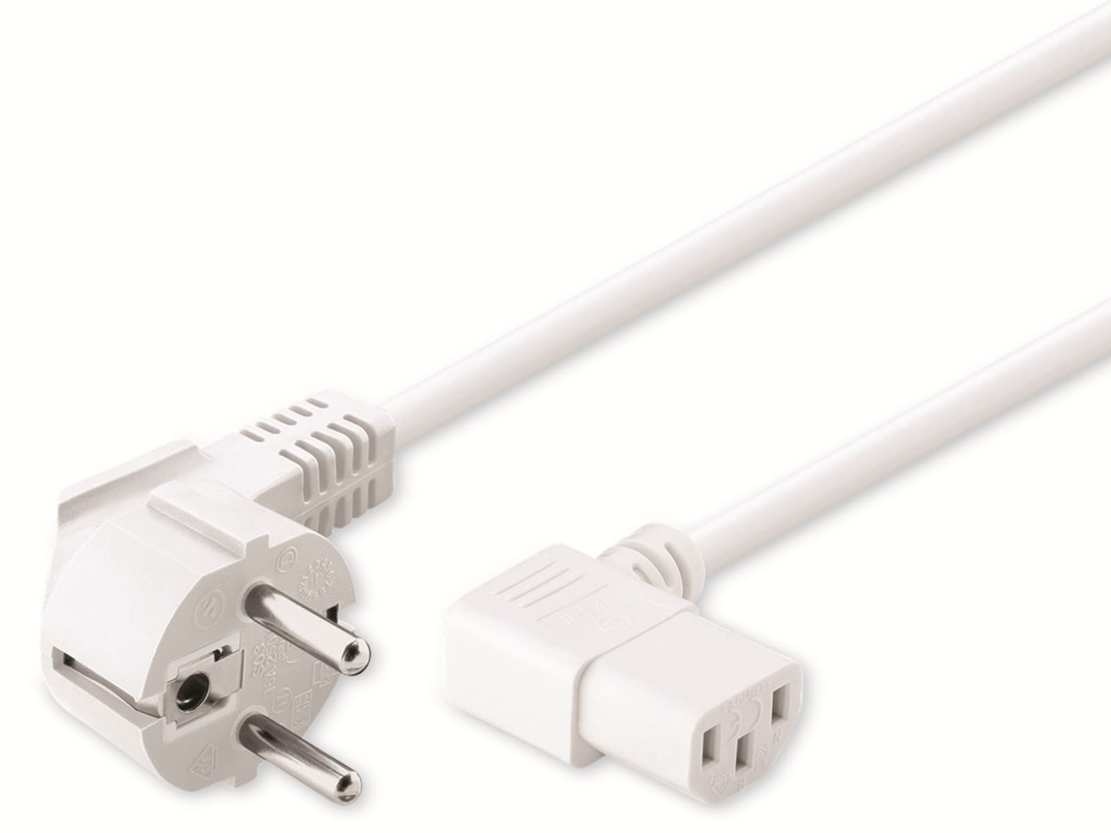 GOOBAY Kaltgerätekabel NK 102 W-150, 1,5 m, weiß