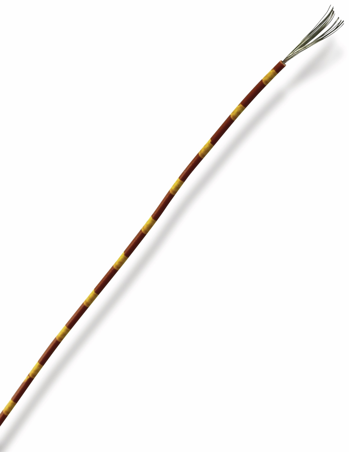 RAUTRONIC Litze, 0,14 mm², 25 m Spule, braun/gelb