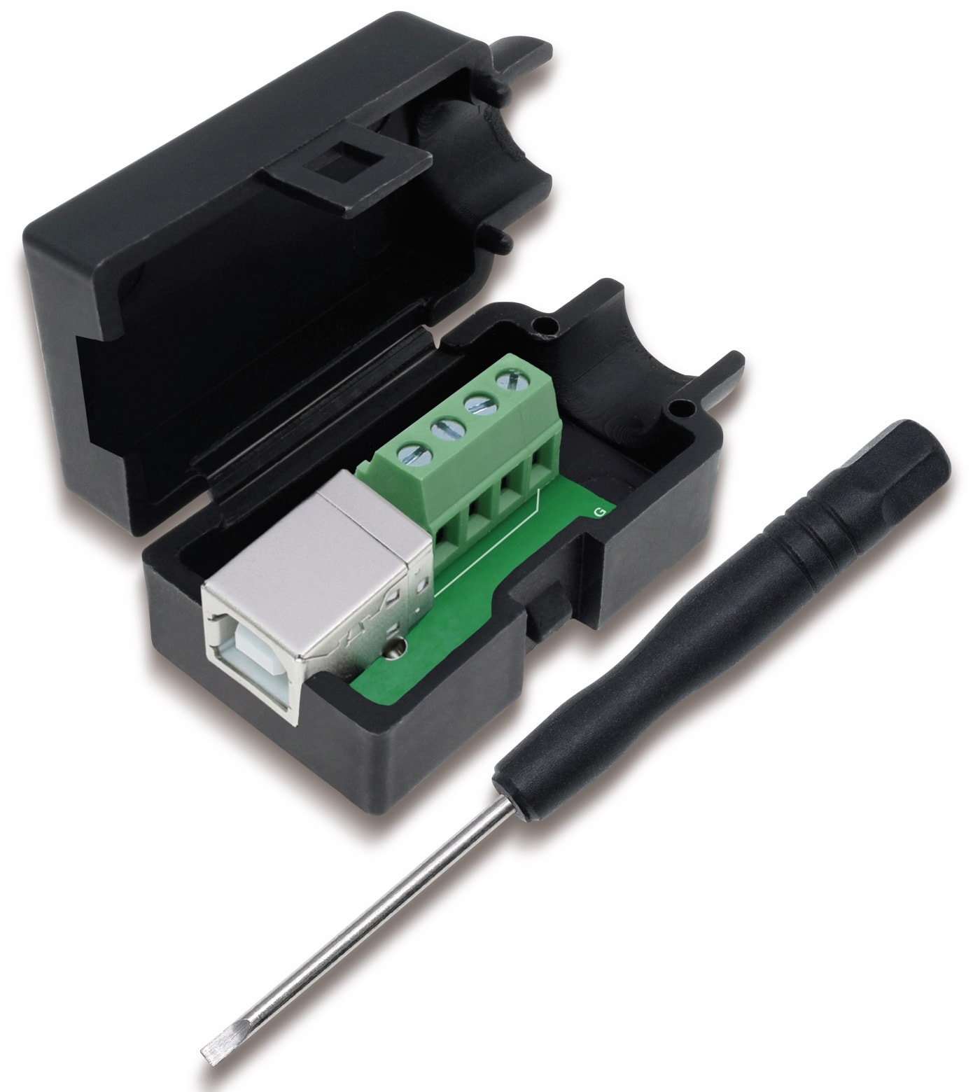 QUADRIOS USB-Modular-Set 2001C203, USB 2.0, Standard-B, Polzahl 4