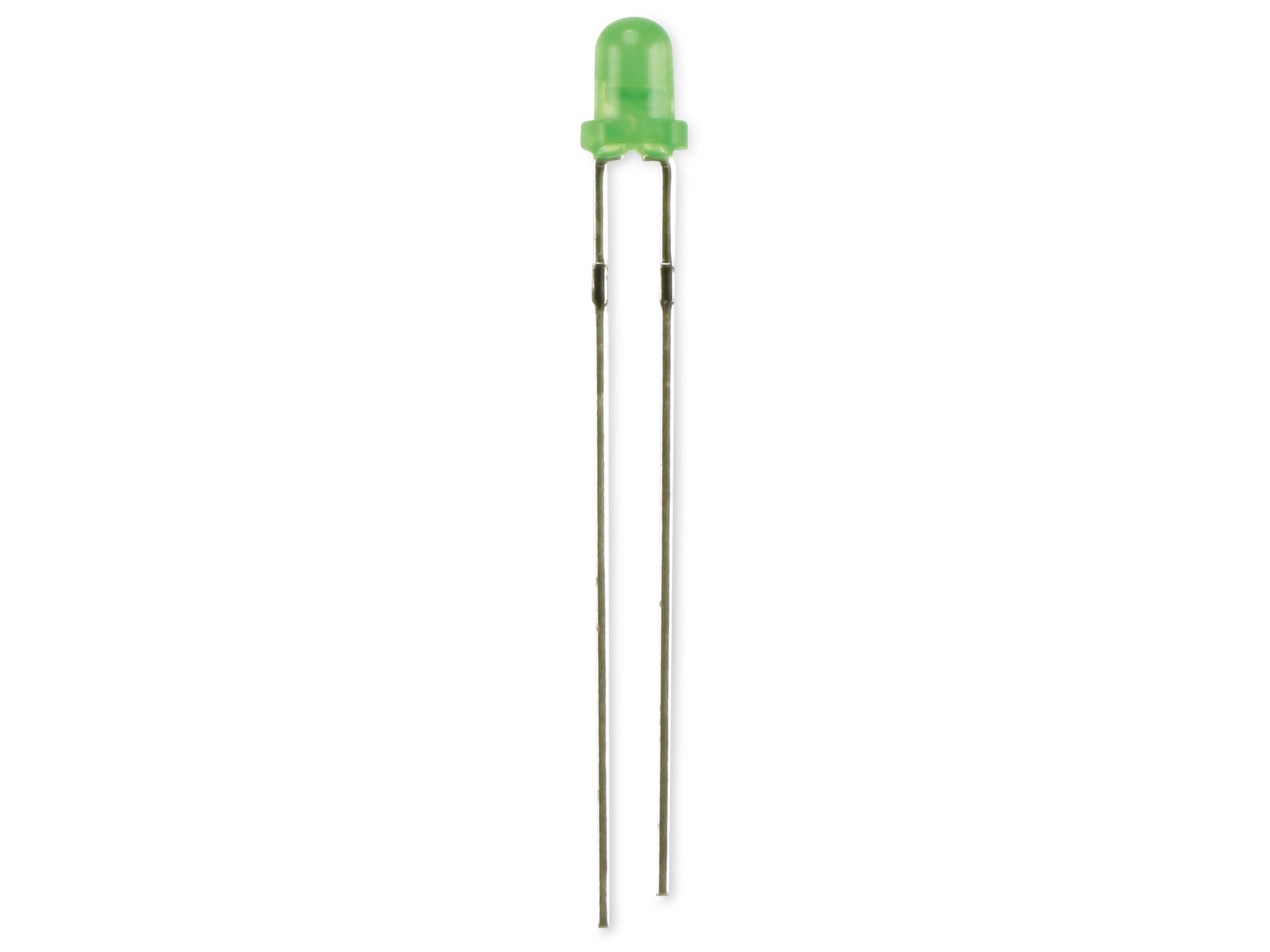 KINGBRIGHT LED, L-1154GD, Grün, 3 mm (T-1), 568 nm, 25 mcd, 60°, Rund