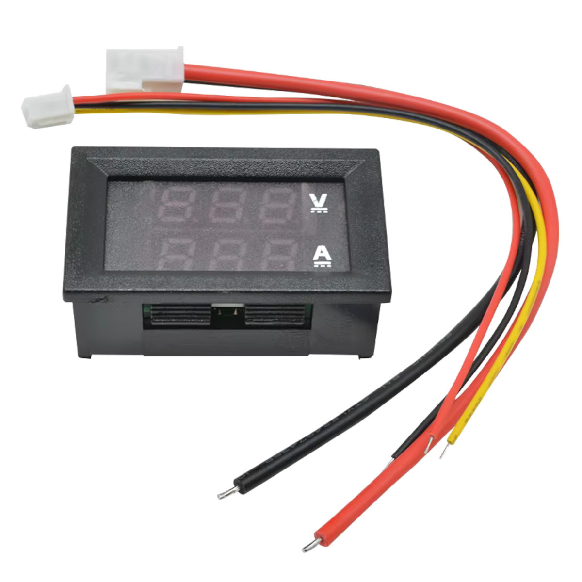 0.28 inch Dual Led DC0-100V 10A Voltage and Current Digital Display Panel Mount Ammeter Red Blue