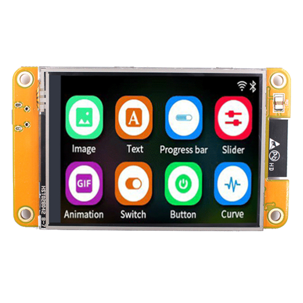 2.8" LCD Touch Display with ESP32 Development Board - WiFi/BT IoT HMI Module