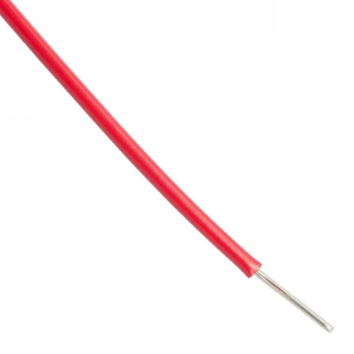Single Strand Solid Core Hookup Wire - Red 26 AWG