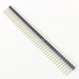 40 x 1 Male Header Pins - Long Pitch 2.54mm Length 20mm