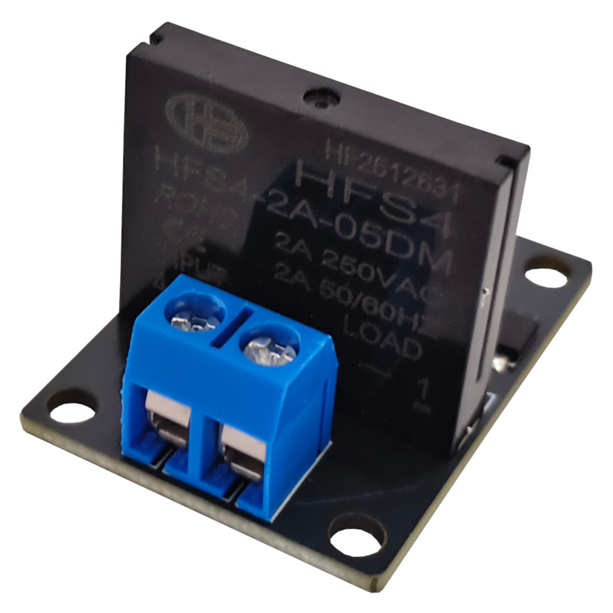 1 Channel 5V Solid State Relay (SSR) Module - 250V 2A Output - High Level Trigger with Resistive Fuse