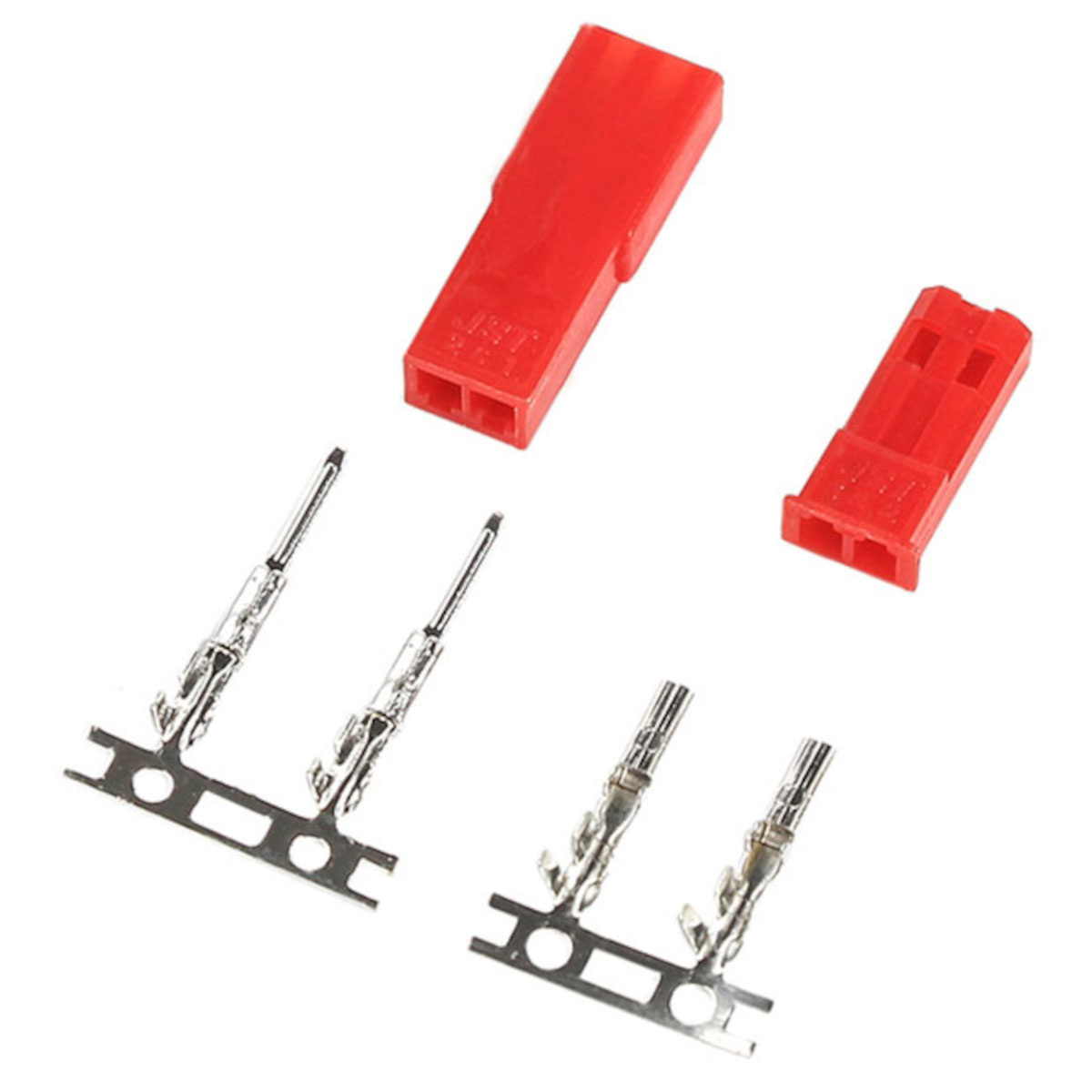 2-Pin JST Connector Male & Female Kit with Precision Crimp Pins