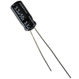 3.3uF 25V Electrolytic Capacitor