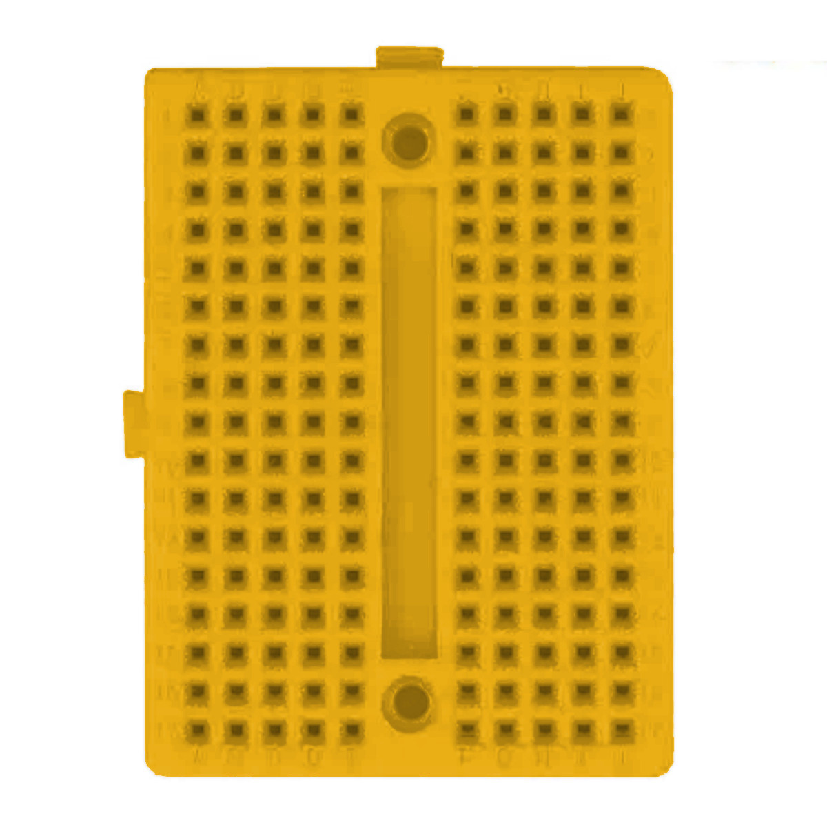 170 Points Mini Breadboard for UNO and Solderless Electronics Prototyping-Yellow