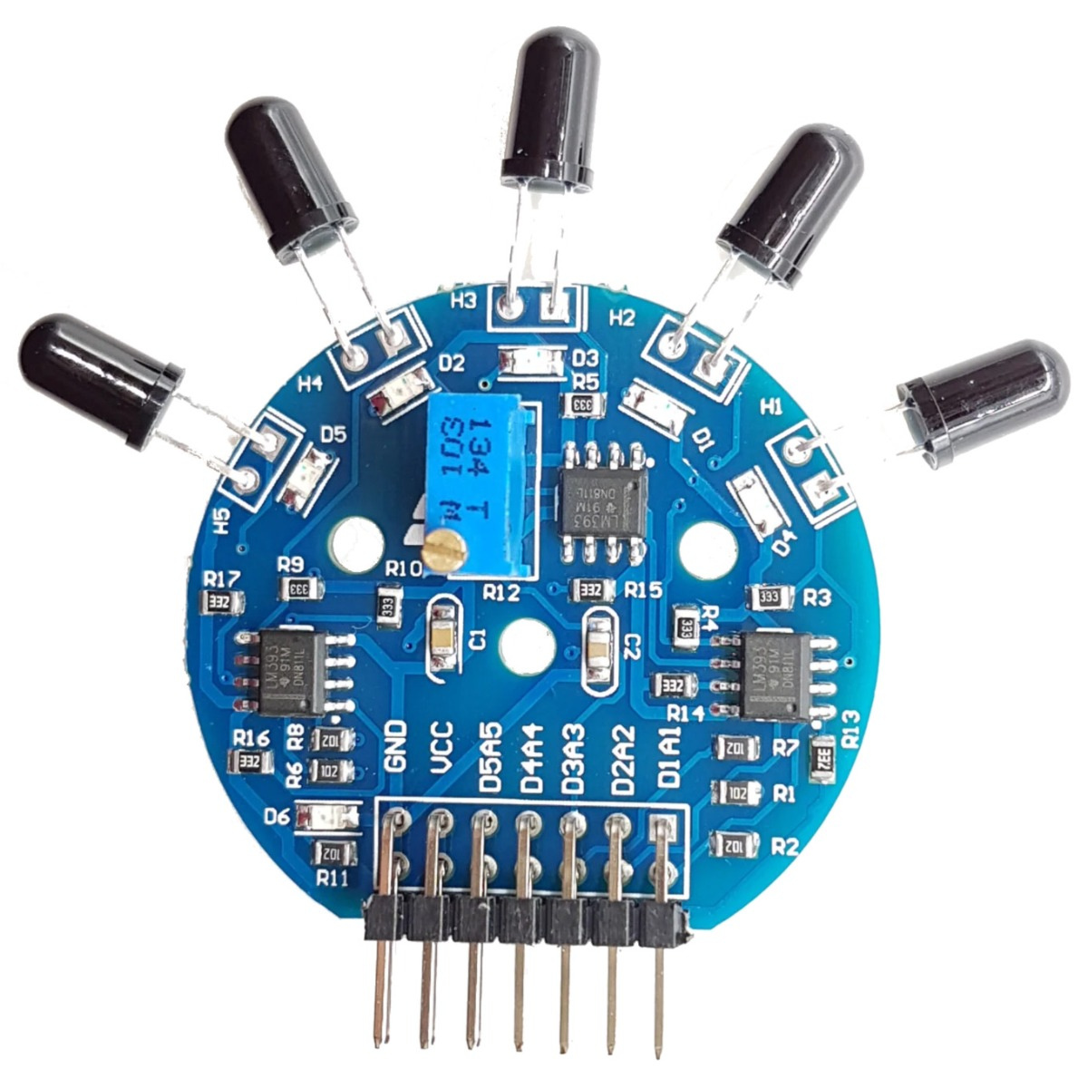 5-Channel Flame Sensor Module