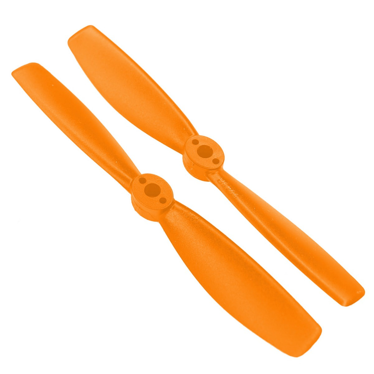 5045 Flat Head (Bullnose) Forward & Reverse Propellers - Orange(CW+CCW Pair)