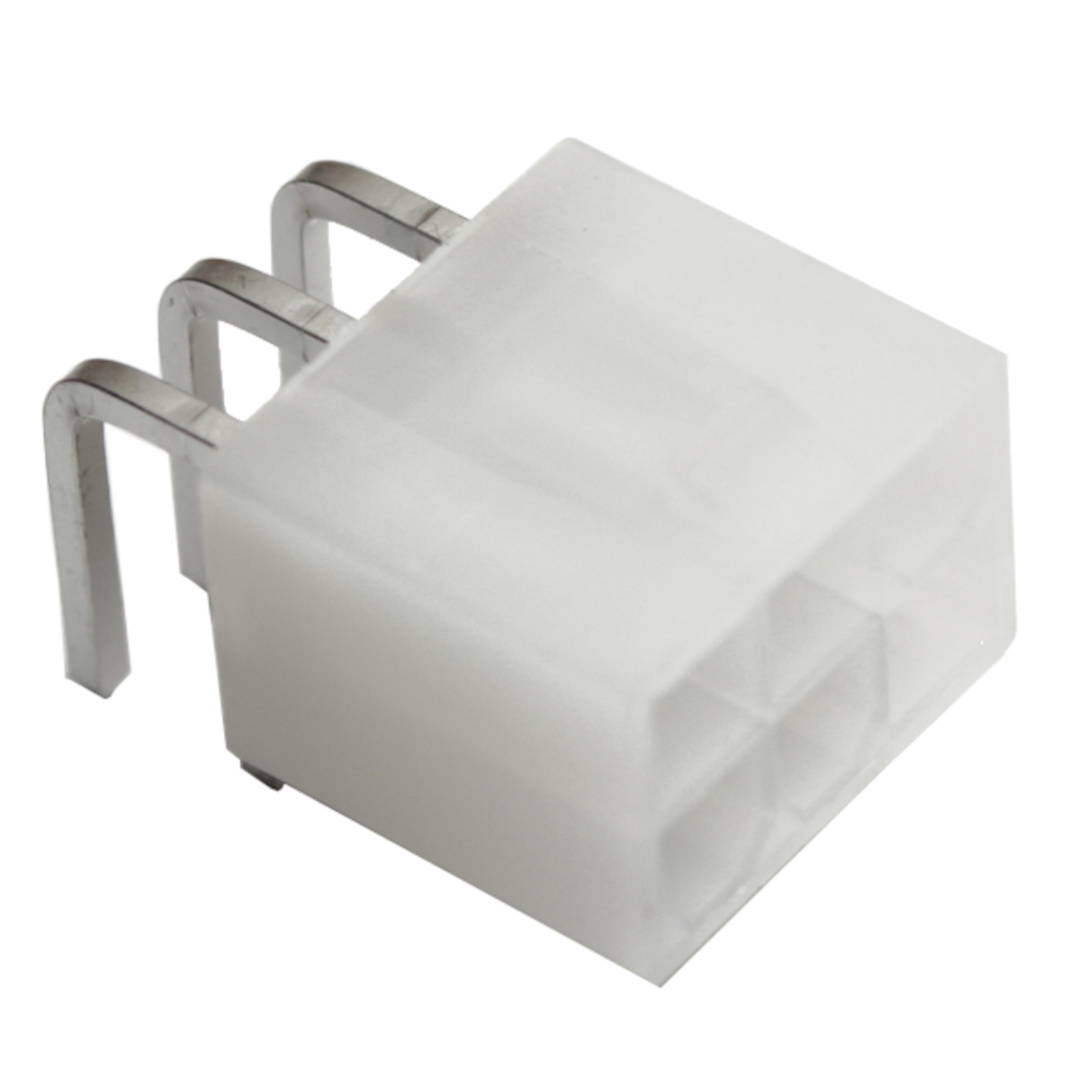 Molex 6-Pin Dual-Row Right Angle - Through Hole Locking Ramp Shrouded Header - 3.96mm Pitch