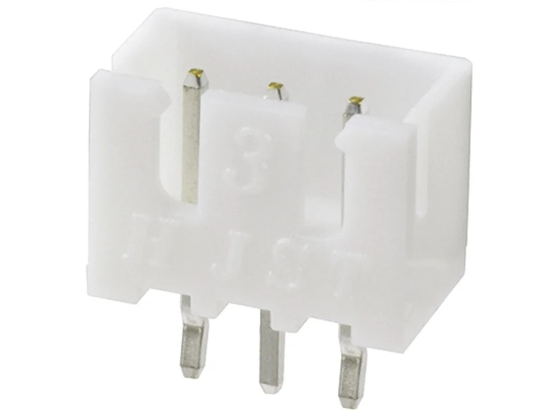 3 Pin JST XH 2.5mm Top Entry Header Straight