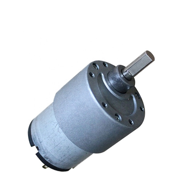 1000 RPM High Torque DC Geared Motor Side Shaft for Robotics